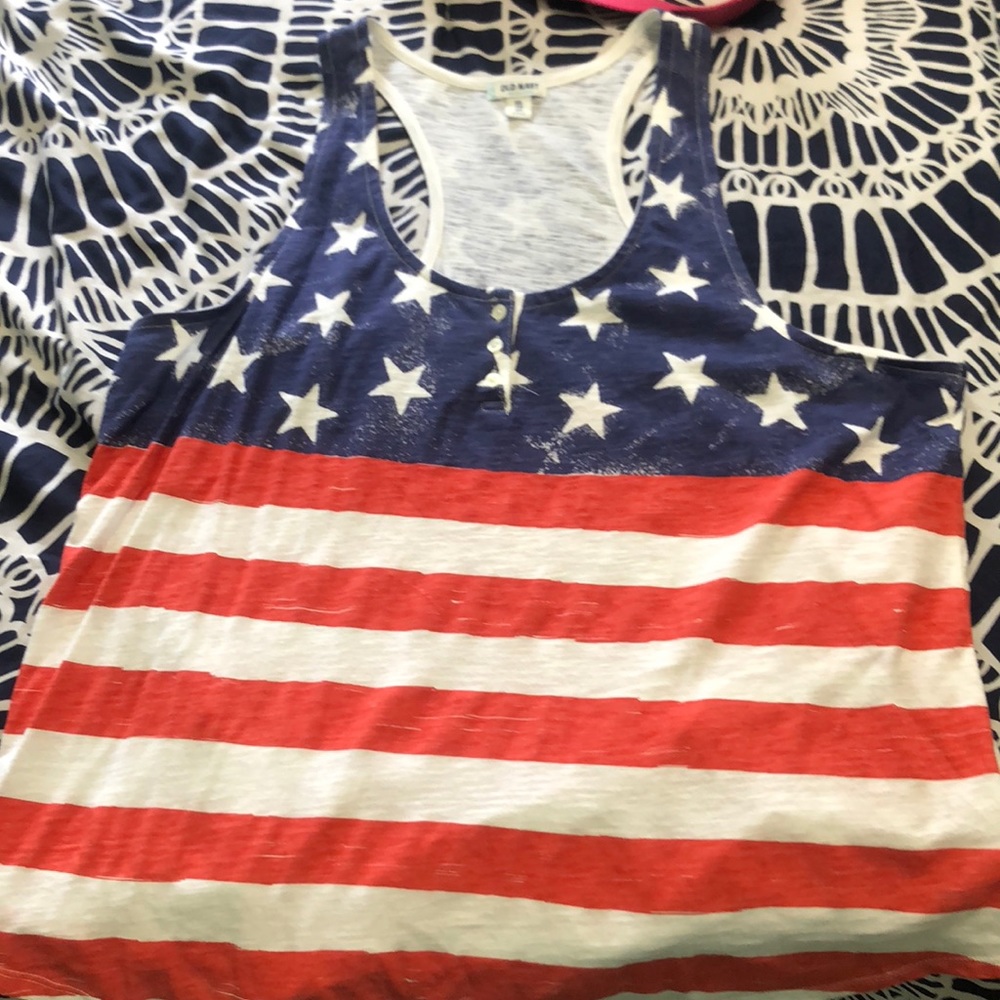 American Flag Tank Top